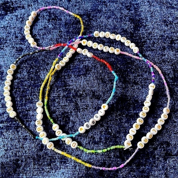 Swiftie Friendship style Memory Bracelet—get 10 favorites on one 58” STRAND - Picture 1 of 8